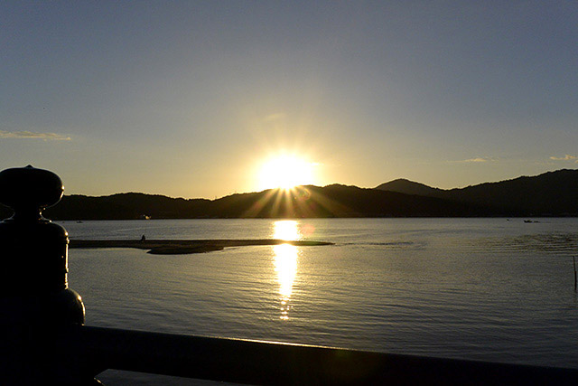 天橋立の日の出